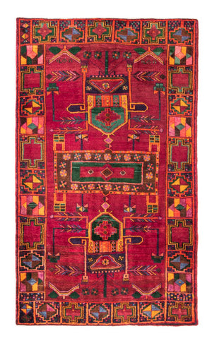 Alfombra persa - Nómada - 278 x 168 cm - rojo