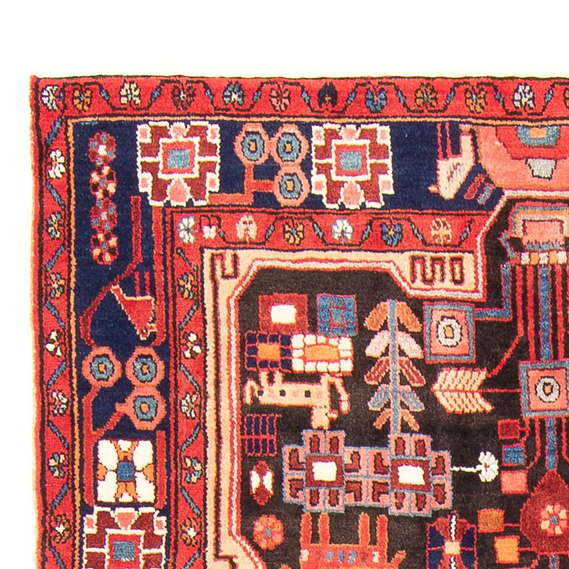 Alfombra persa - Nómada - 280 x 150 cm - azul oscuro