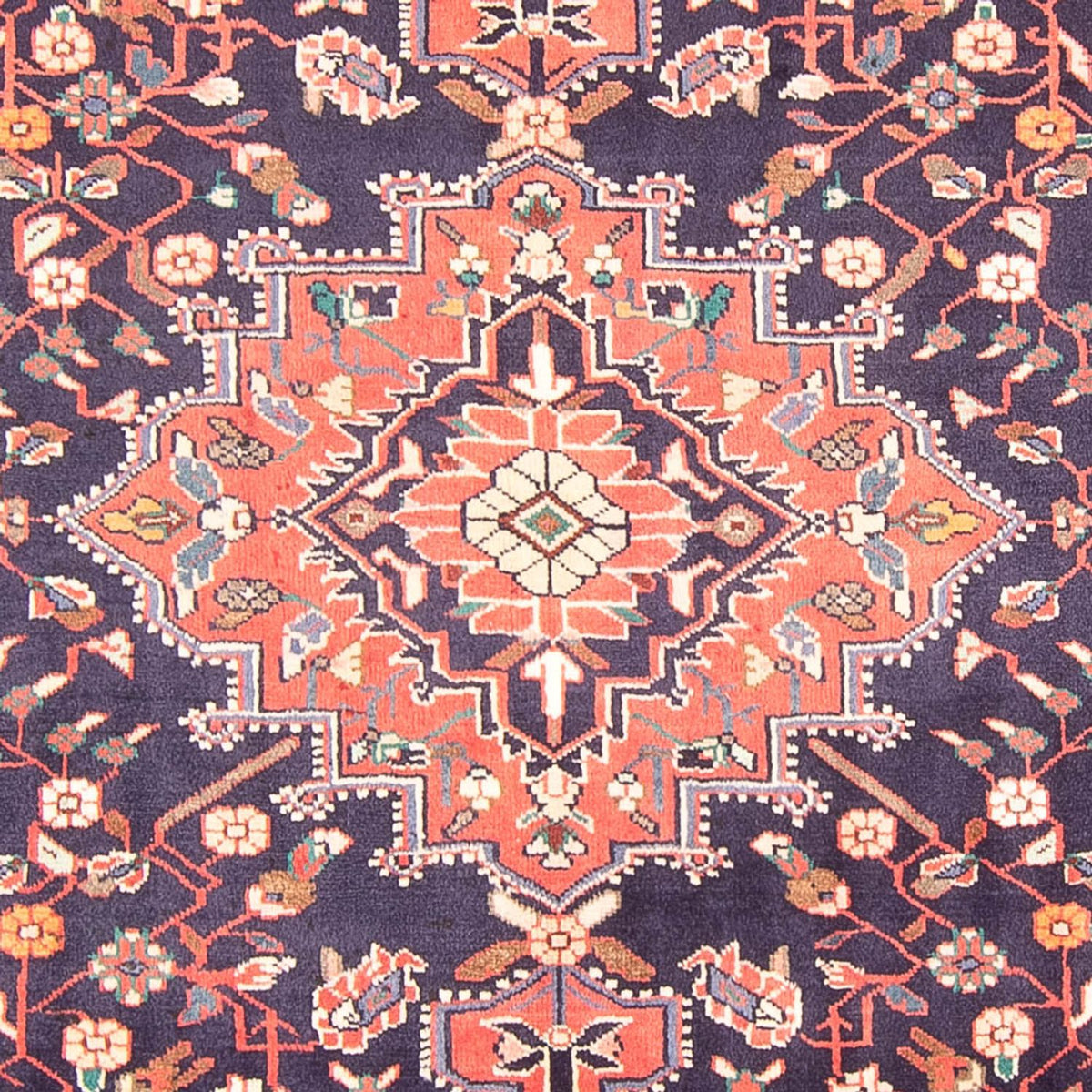 Alfombra persa - Nómada - 310 x 150 cm - azul oscuro
