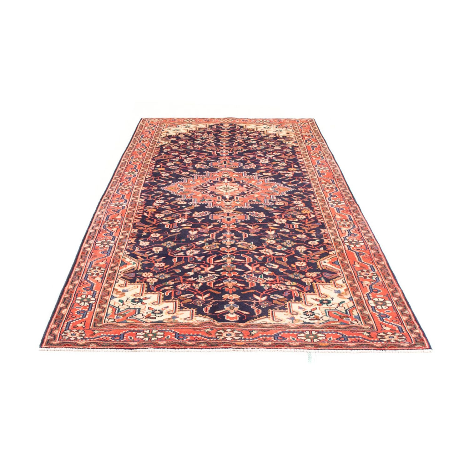 Alfombra persa - Nómada - 310 x 150 cm - azul oscuro