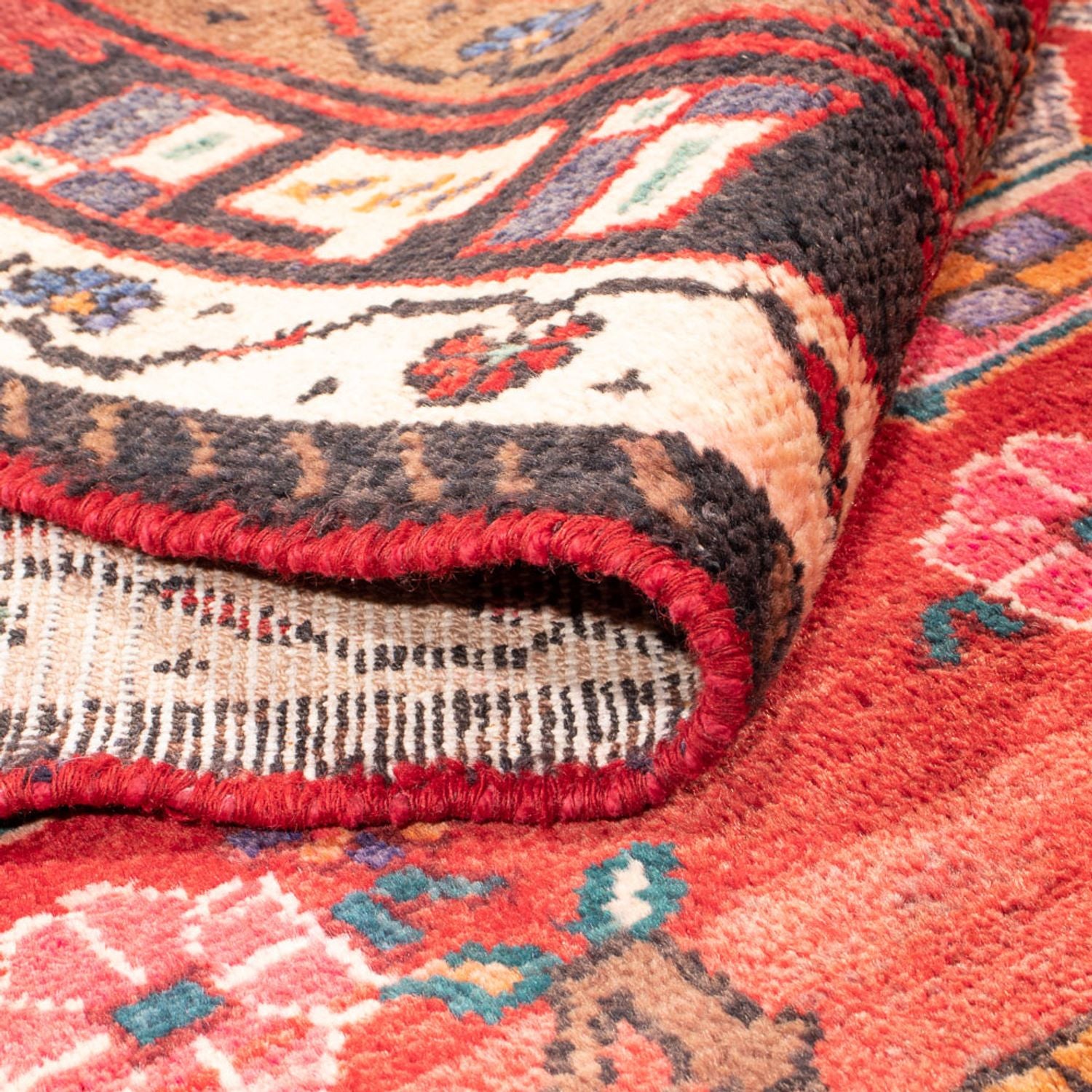 Alfombra persa - Clásica - 290 x 155 cm - rojo
