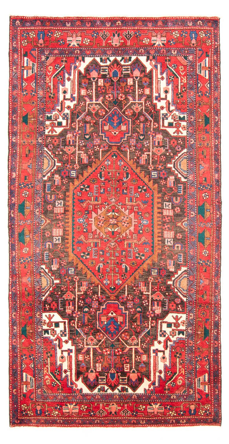 Alfombra persa - Nómada - 280 x 150 cm - azul oscuro