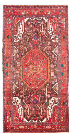 Alfombra persa - Nómada - 280 x 150 cm - azul oscuro