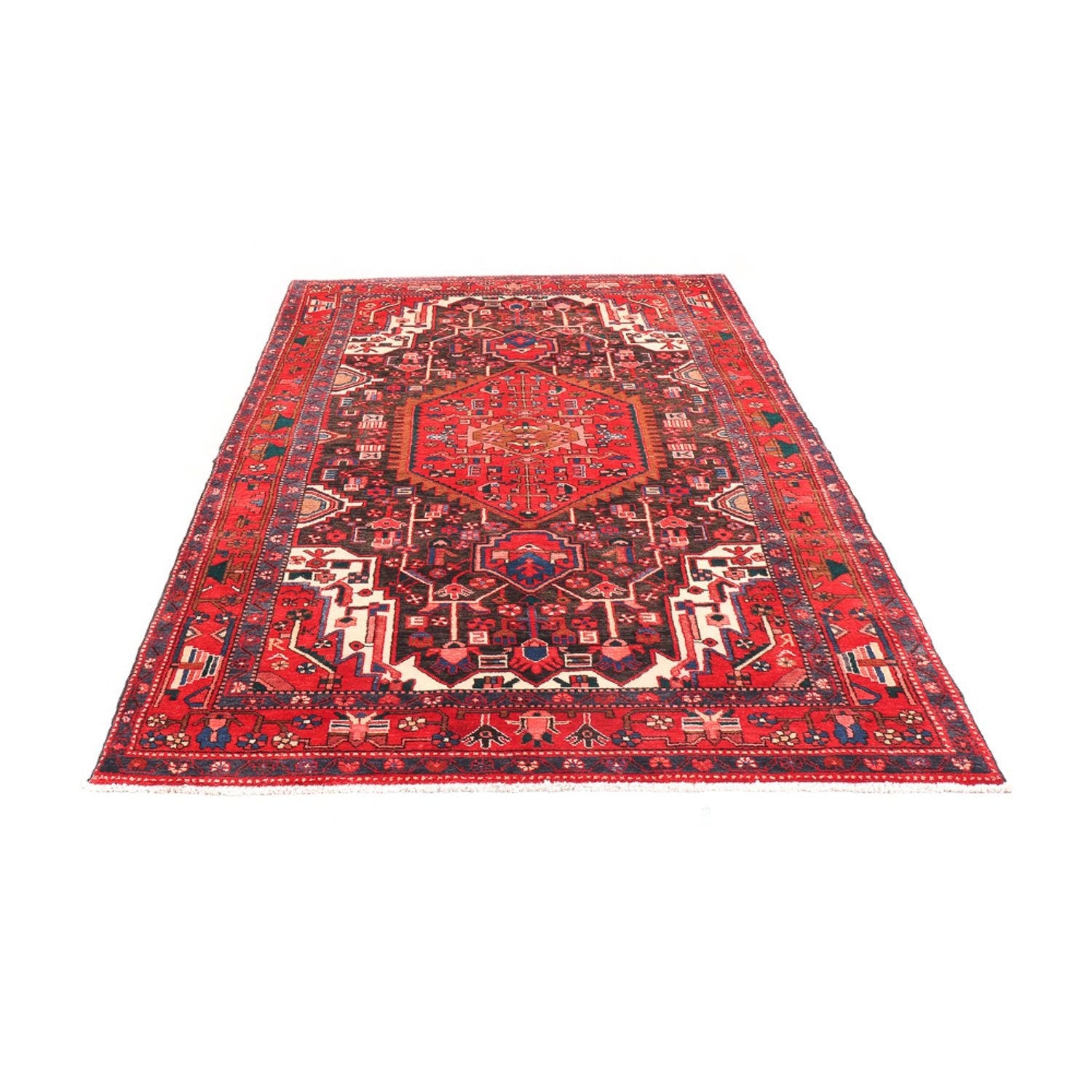 Alfombra persa - Nómada - 280 x 150 cm - azul oscuro