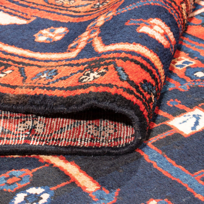 Alfombra persa - Nómada - 295 x 154 cm - azul oscuro