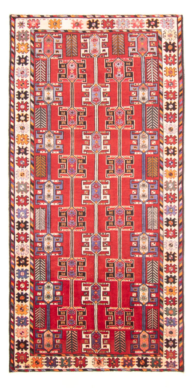 Alfombra de pasillo Alfombra persa - Nómada - 277 x 145 cm - rojo