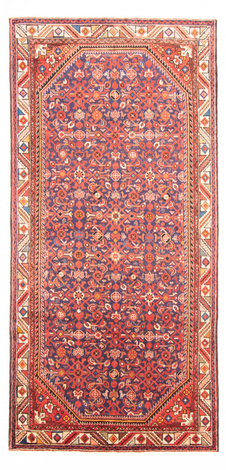 Alfombra persa - Nómada - 306 x 153 cm - azul oscuro