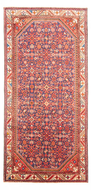 Alfombra persa - Nómada - 306 x 153 cm - azul oscuro