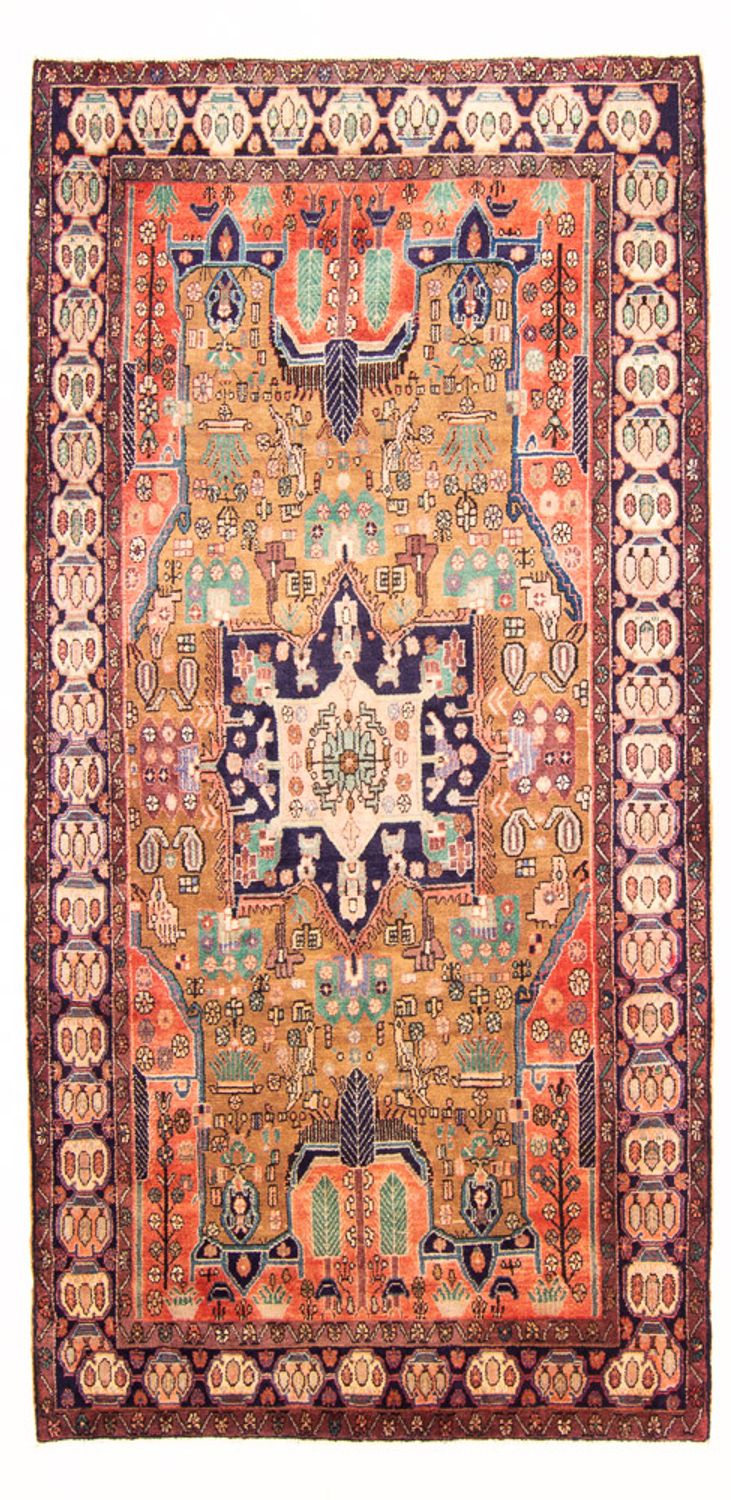 Alfombra persa - Nómada - 295 x 160 cm - multicolor