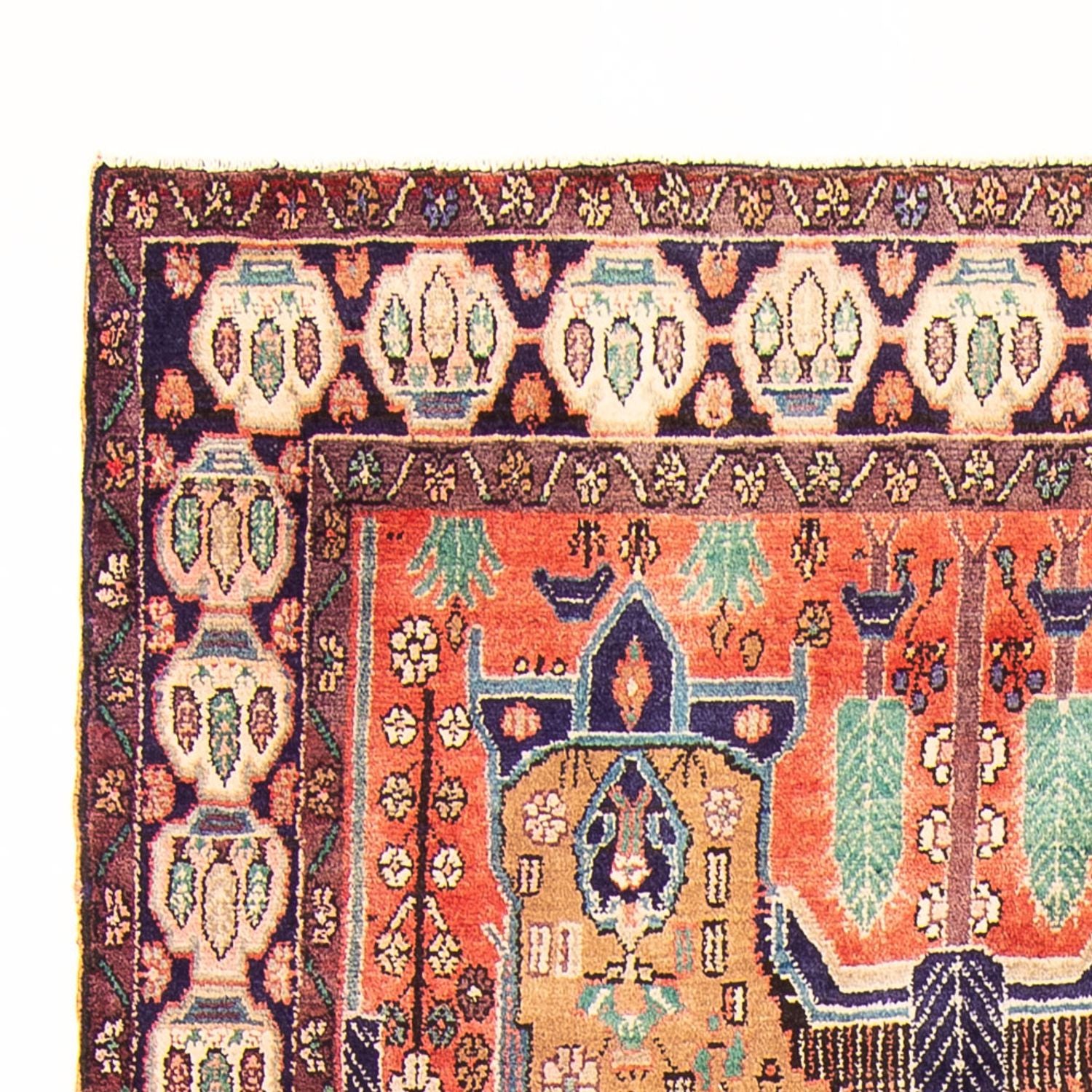 Alfombra persa - Nómada - 295 x 160 cm - multicolor
