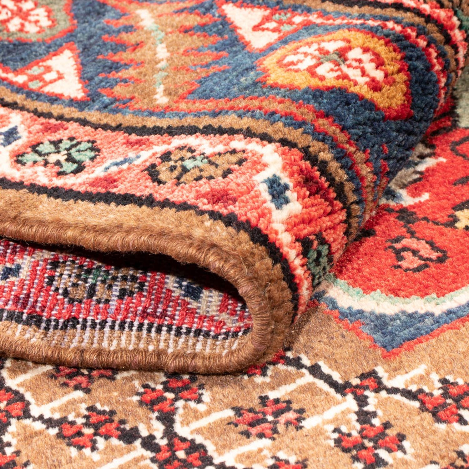 Alfombra persa - Nómada - 285 x 155 cm - multicolor
