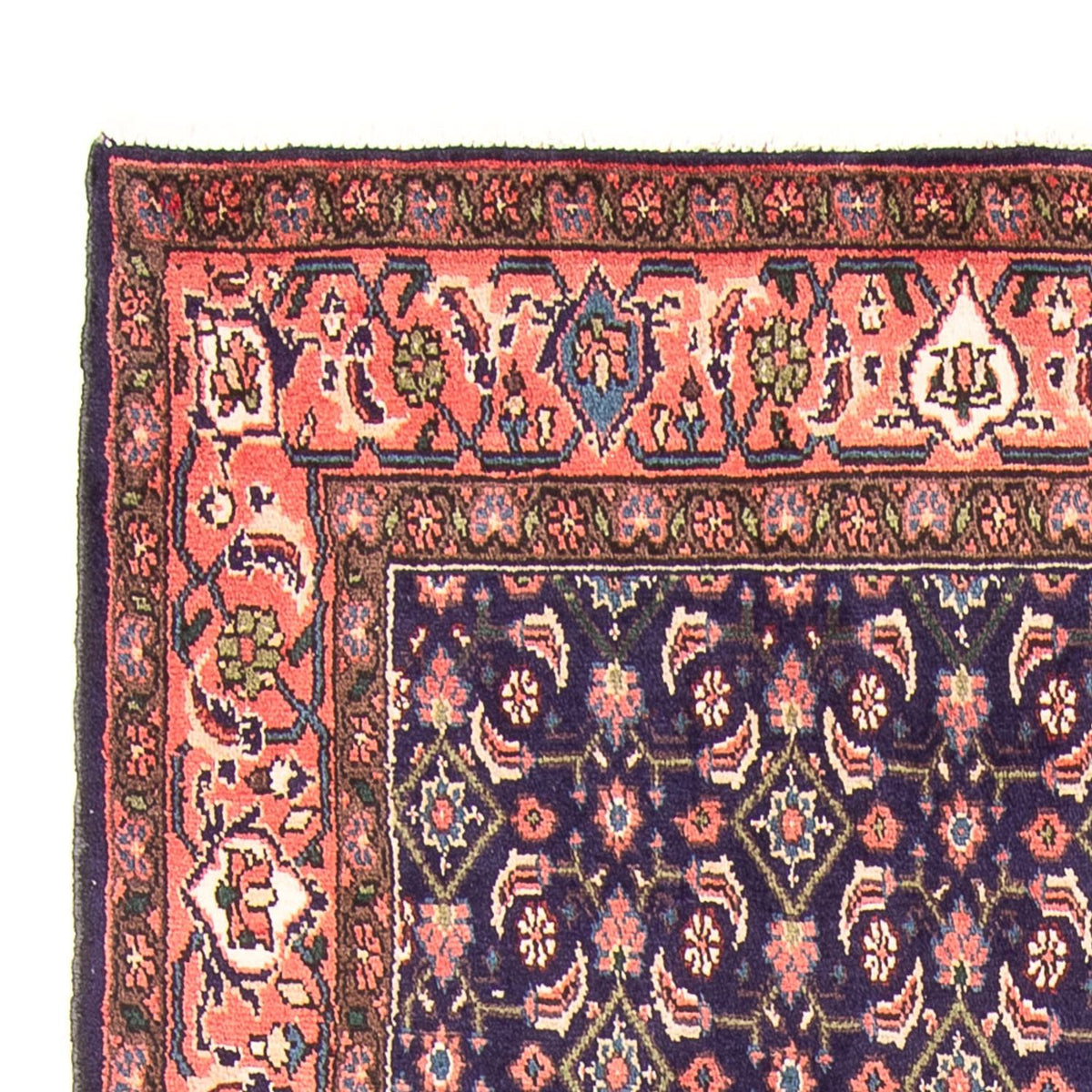 Alfombra de pasillo Alfombra persa - Nómada - 300 x 140 cm - azul oscuro