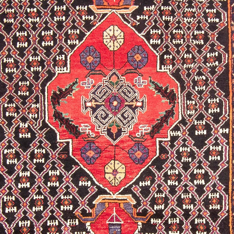 Alfombra persa - Nómada - 313 x 152 cm - azul oscuro