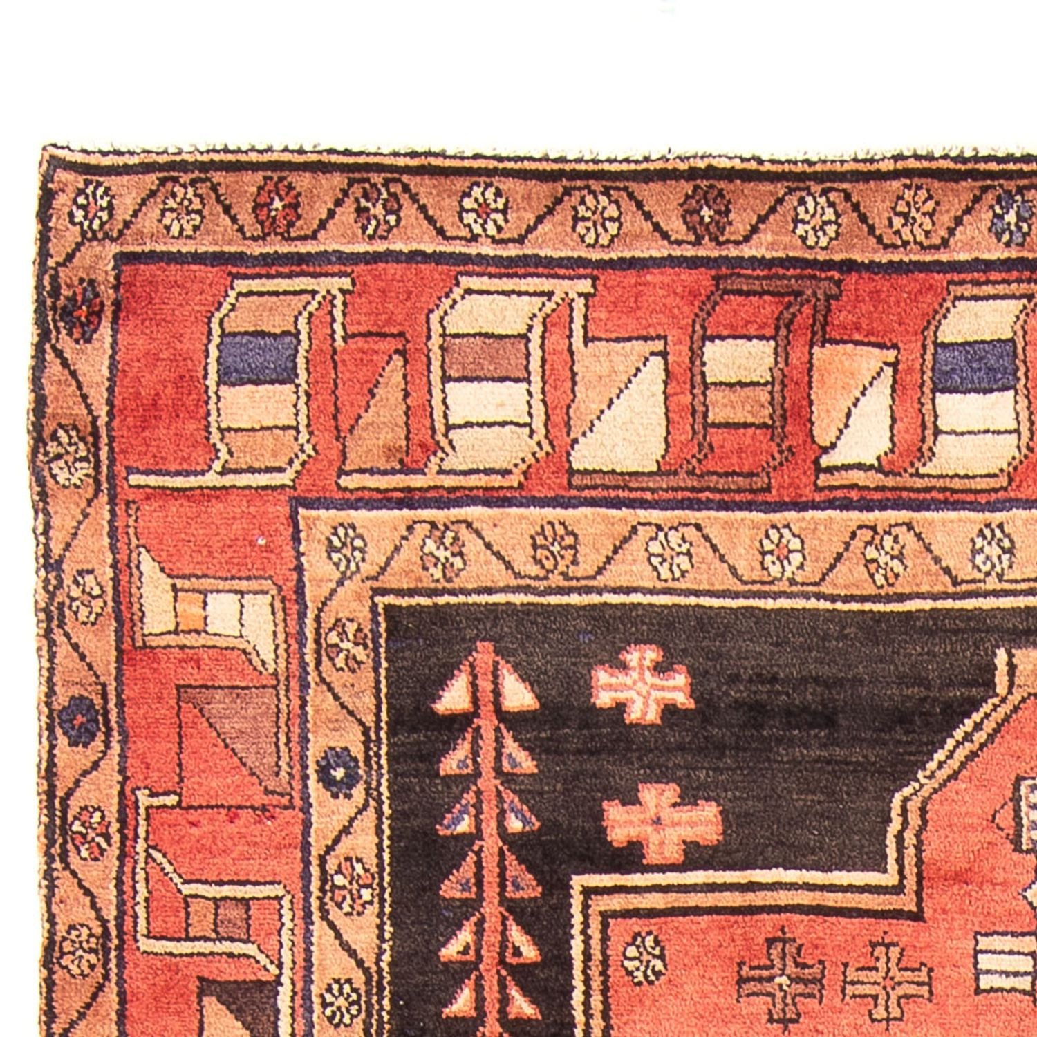 Alfombra persa - Nómada - 284 x 163 cm - naranja