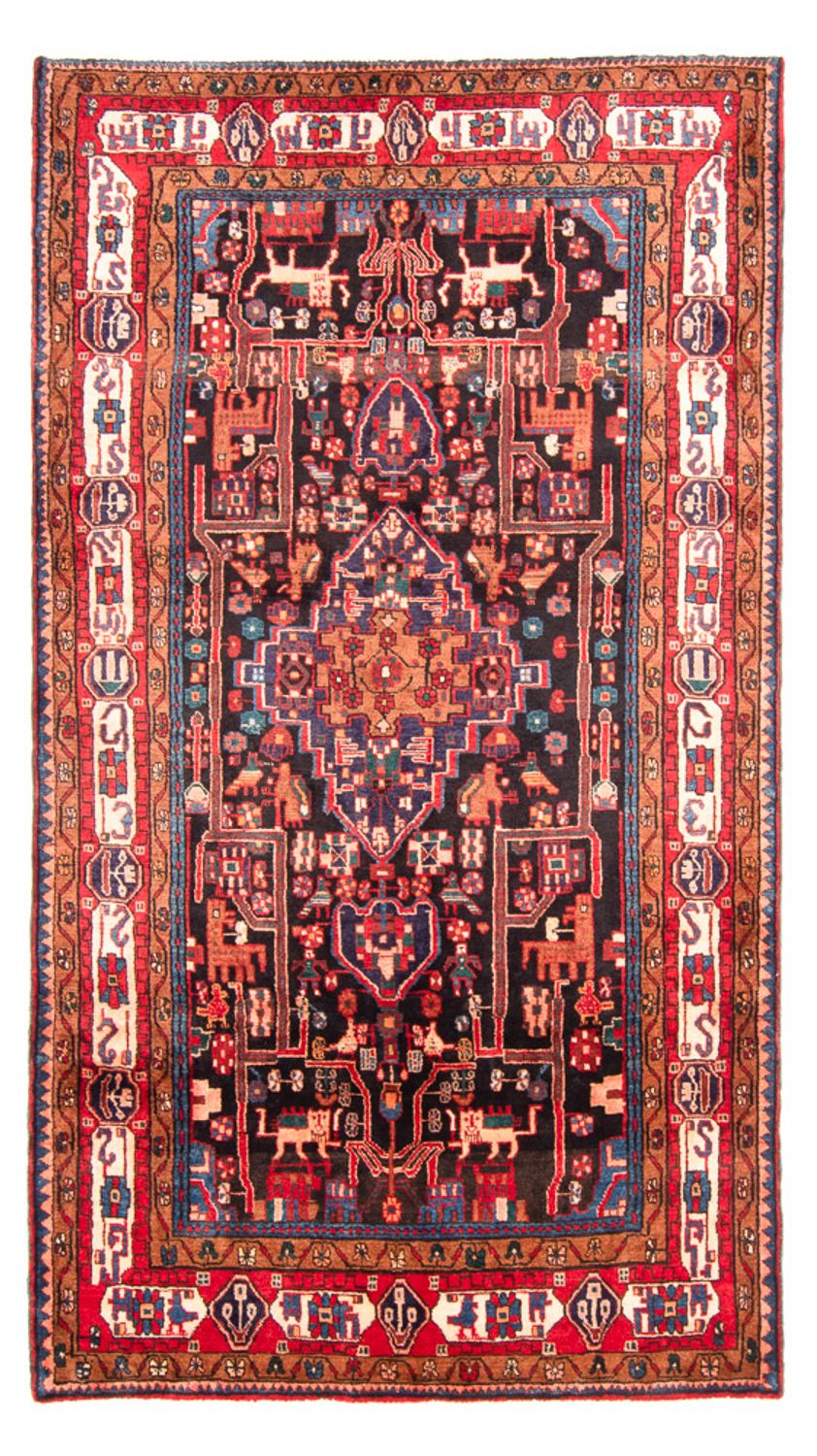 Alfombra persa - Nómada - 285 x 164 cm - azul oscuro