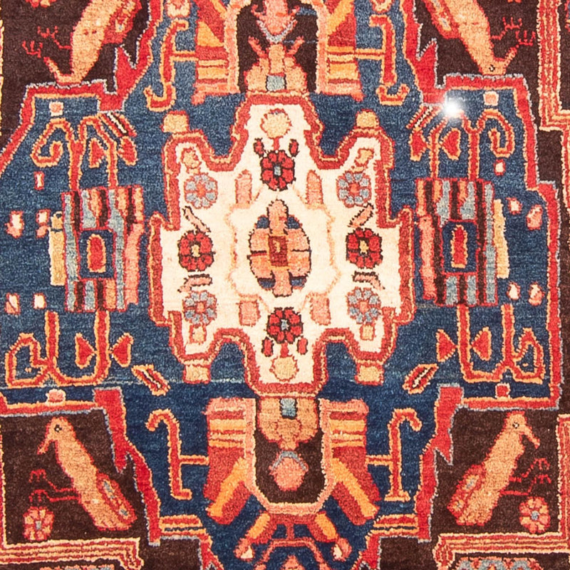 Alfombra persa - Nómada - 313 x 160 cm - azul oscuro