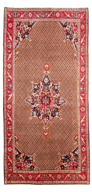 Alfombra persa - Nómada - 300 x 152 cm - marrón