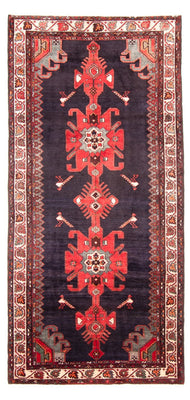 Alfombra de pasillo Alfombra persa - Nómada - 295 x 147 cm - azul oscuro