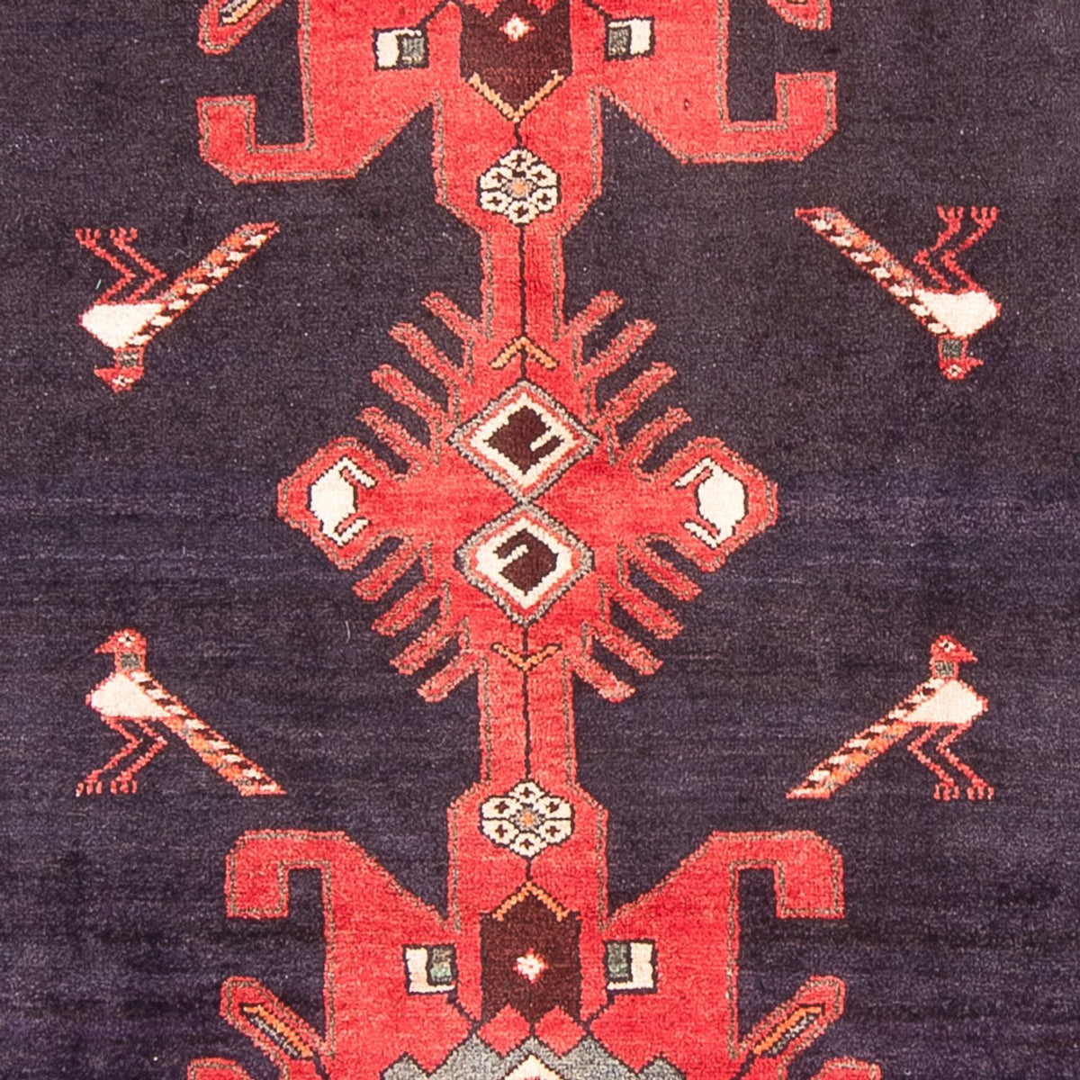 Alfombra de pasillo Alfombra persa - Nómada - 295 x 147 cm - azul oscuro