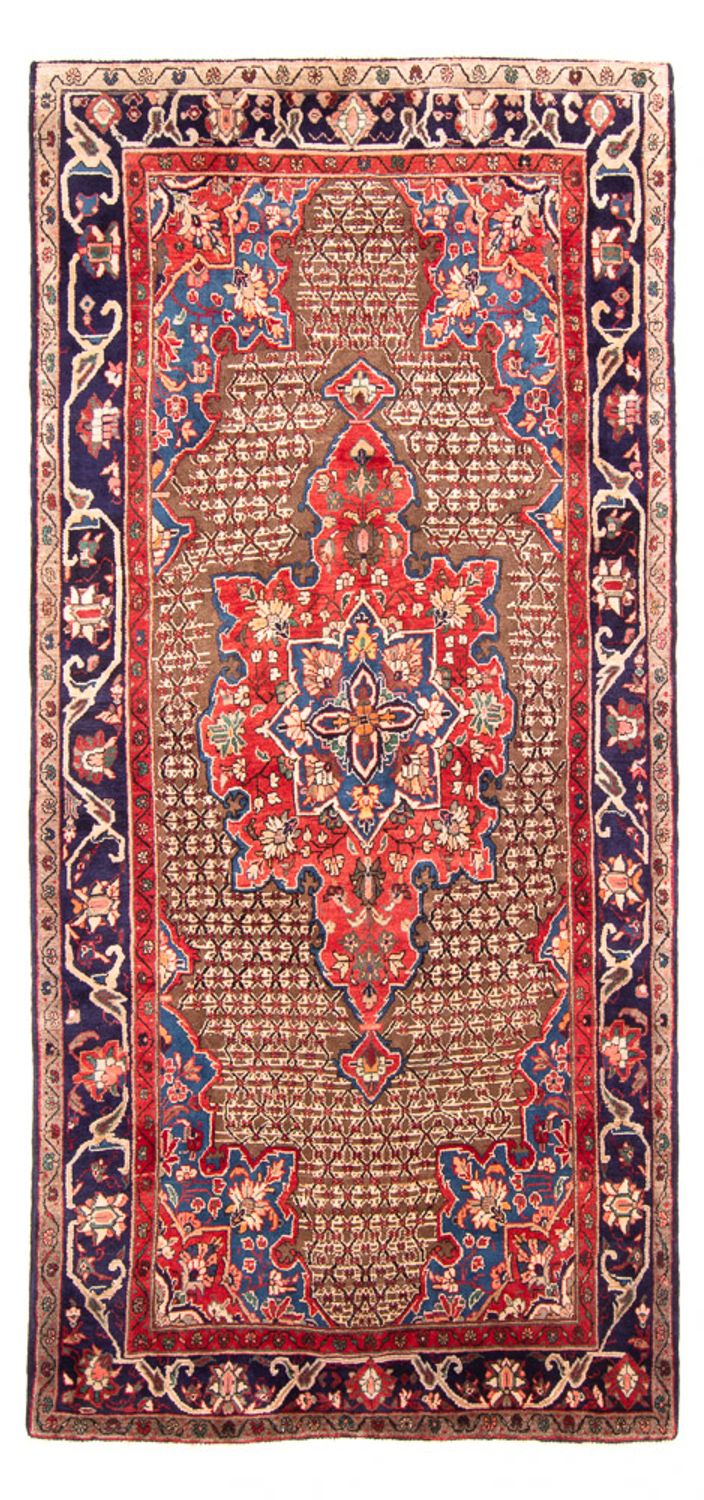 Alfombra persa - Nómada - 298 x 155 cm - azul oscuro