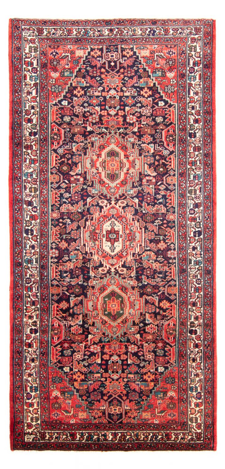 Alfombra persa - Nómada - 307 x 155 cm - azul oscuro