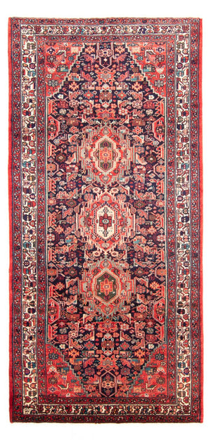 Alfombra persa - Nómada - 307 x 155 cm - azul oscuro