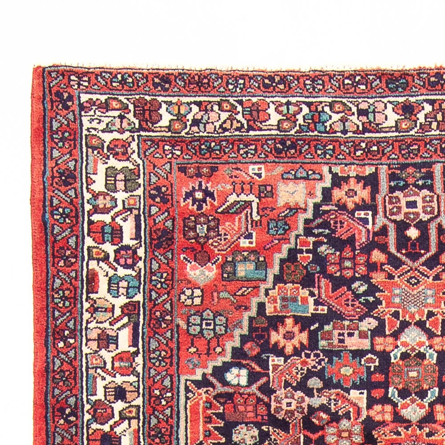 Alfombra persa - Nómada - 307 x 155 cm - azul oscuro