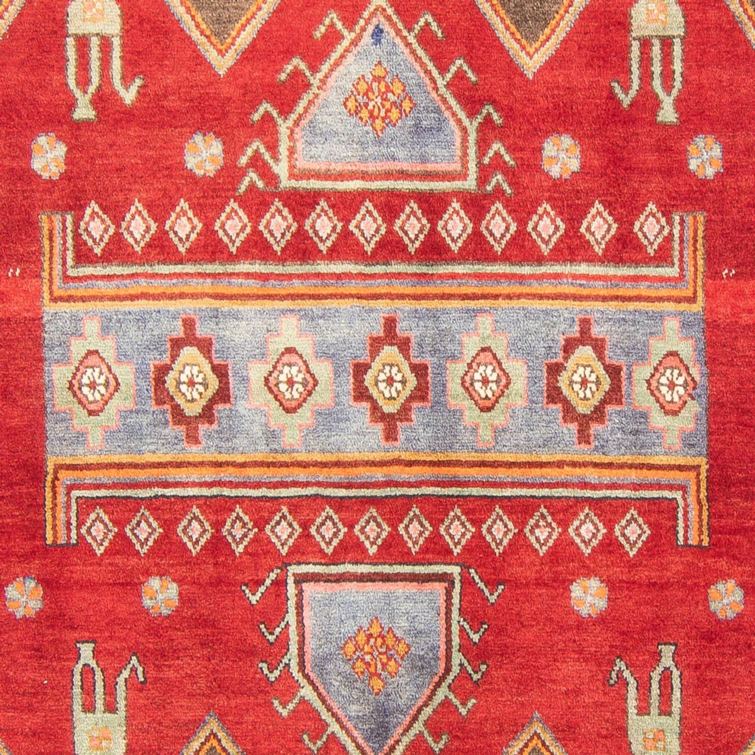 Alfombra persa - Nómada - 310 x 158 cm - rojo
