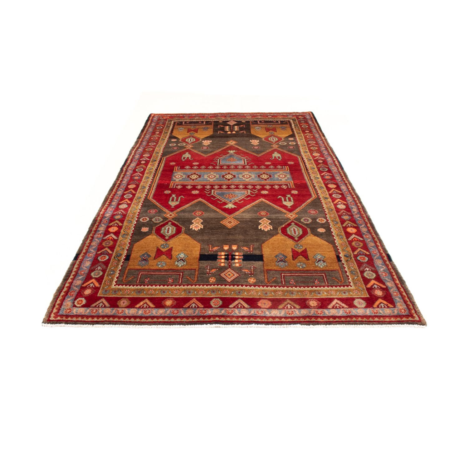 Alfombra persa - Nómada - 310 x 158 cm - rojo