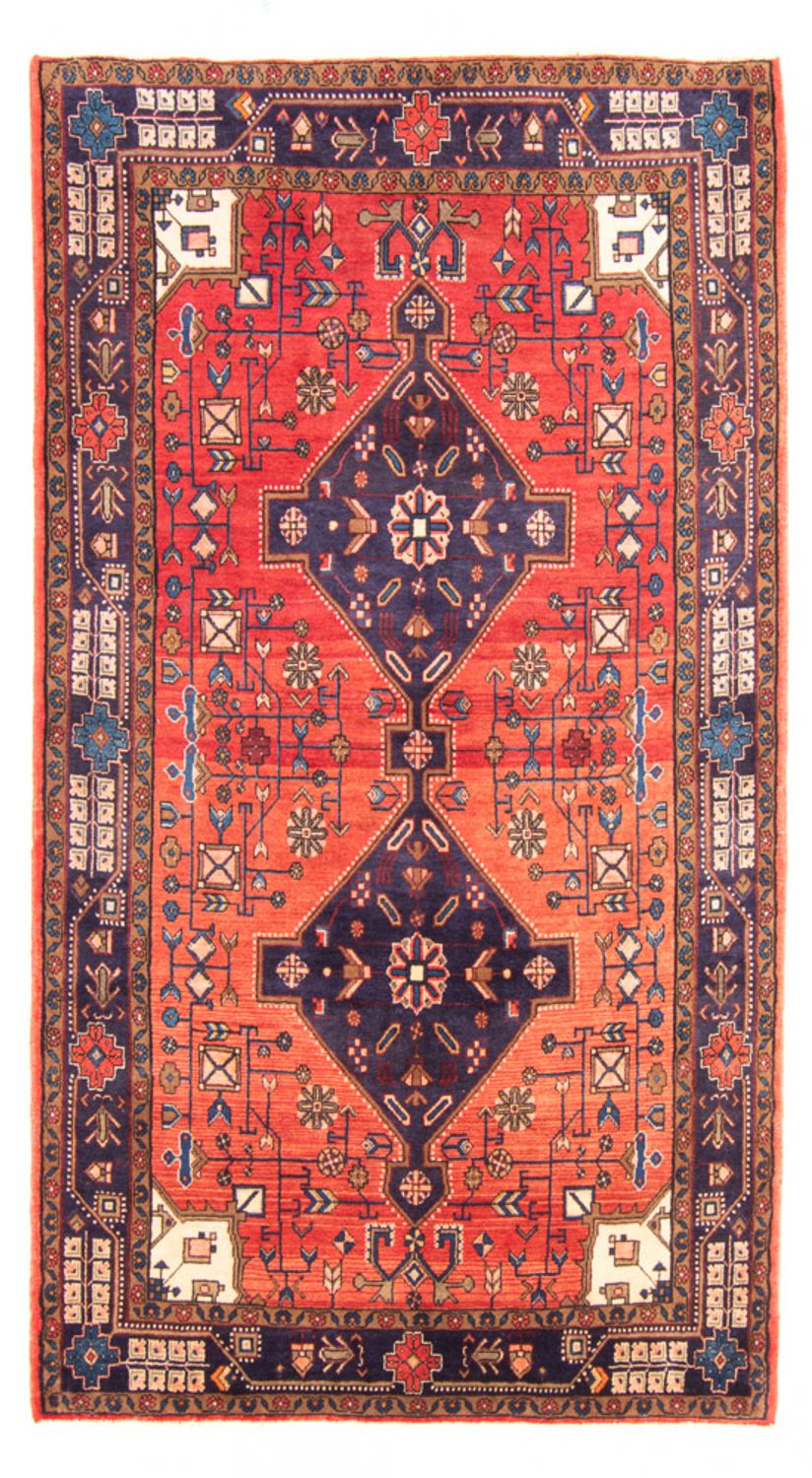 Alfombra persa - Nómada - 257 x 150 cm - rojo
