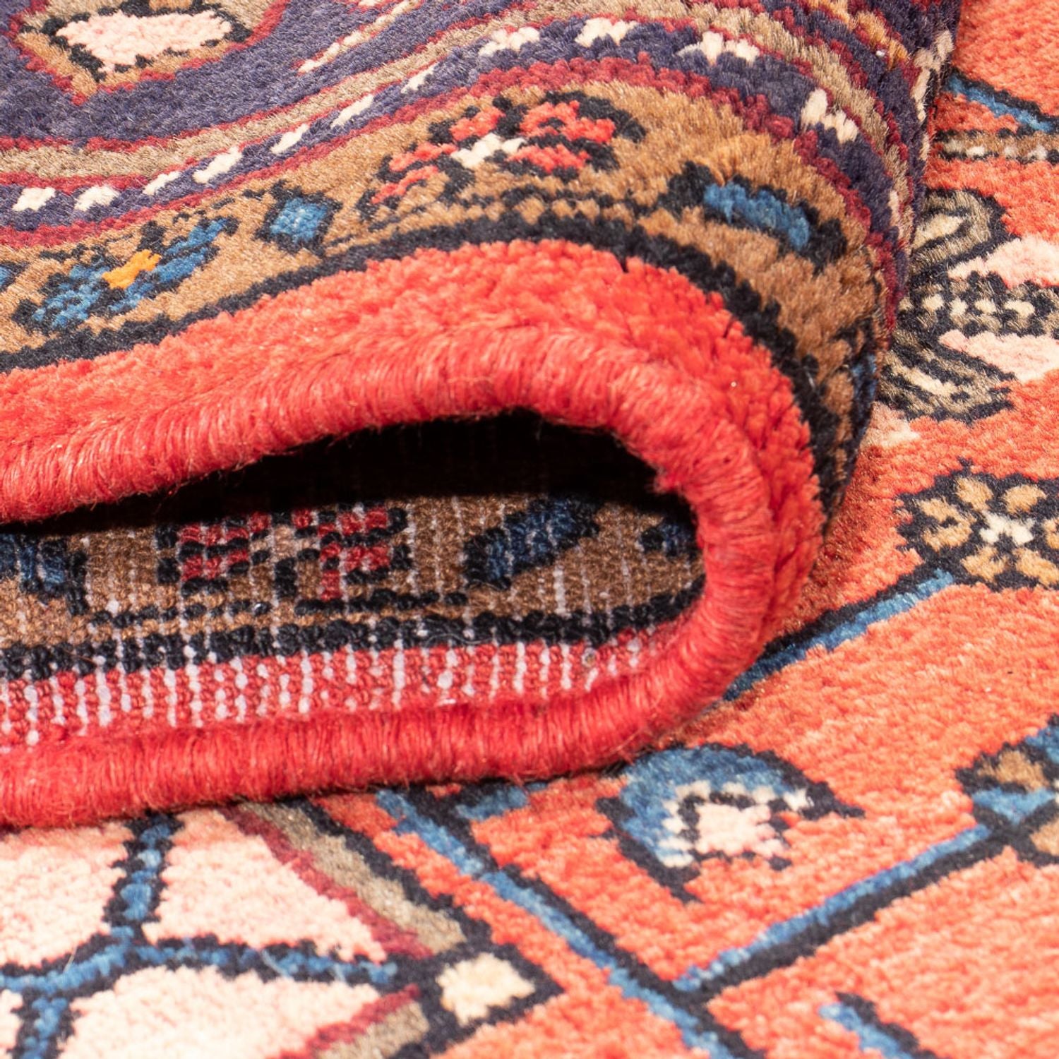 Alfombra persa - Nómada - 257 x 150 cm - rojo