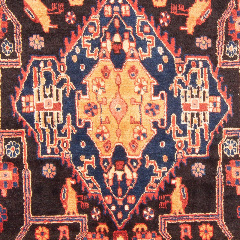 Alfombra persa - Nómada - 287 x 155 cm - azul oscuro