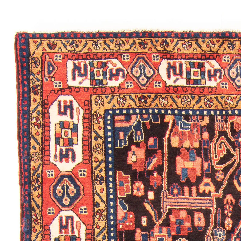 Alfombra persa - Nómada - 287 x 155 cm - azul oscuro