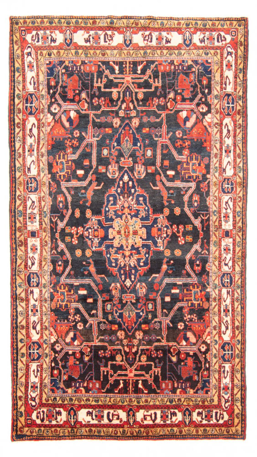 Alfombra persa - Nómada - 277 x 165 cm - azul oscuro