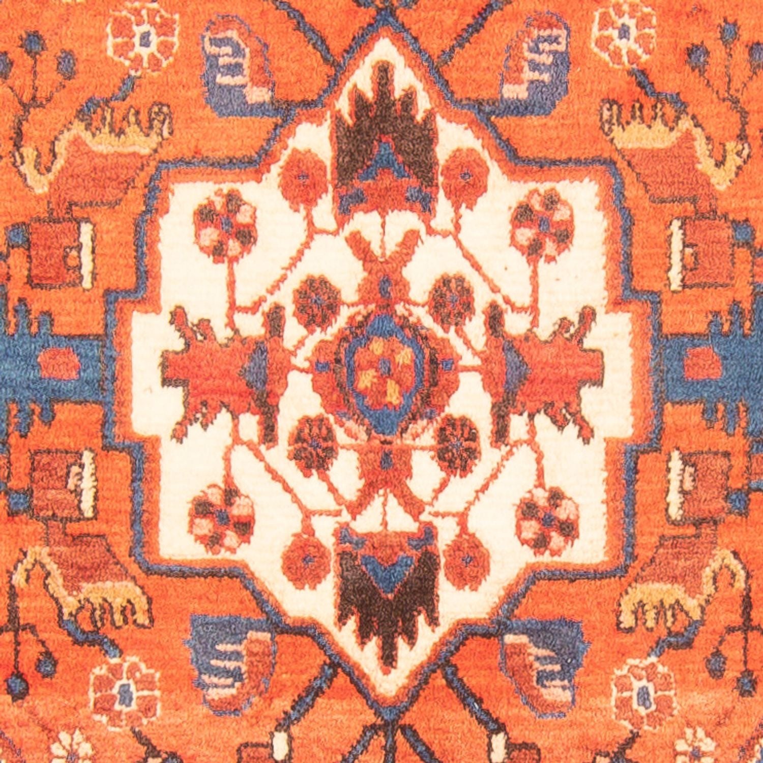 Alfombra persa - Nómada - 287 x 176 cm - azul oscuro
