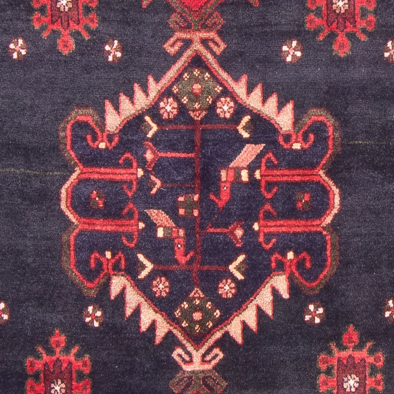Alfombra de pasillo Alfombra persa - Nómada - 290 x 134 cm - azul oscuro