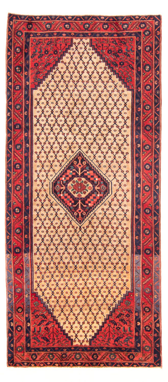 Alfombra de pasillo Alfombra persa - Nómada - 305 x 145 cm - beige