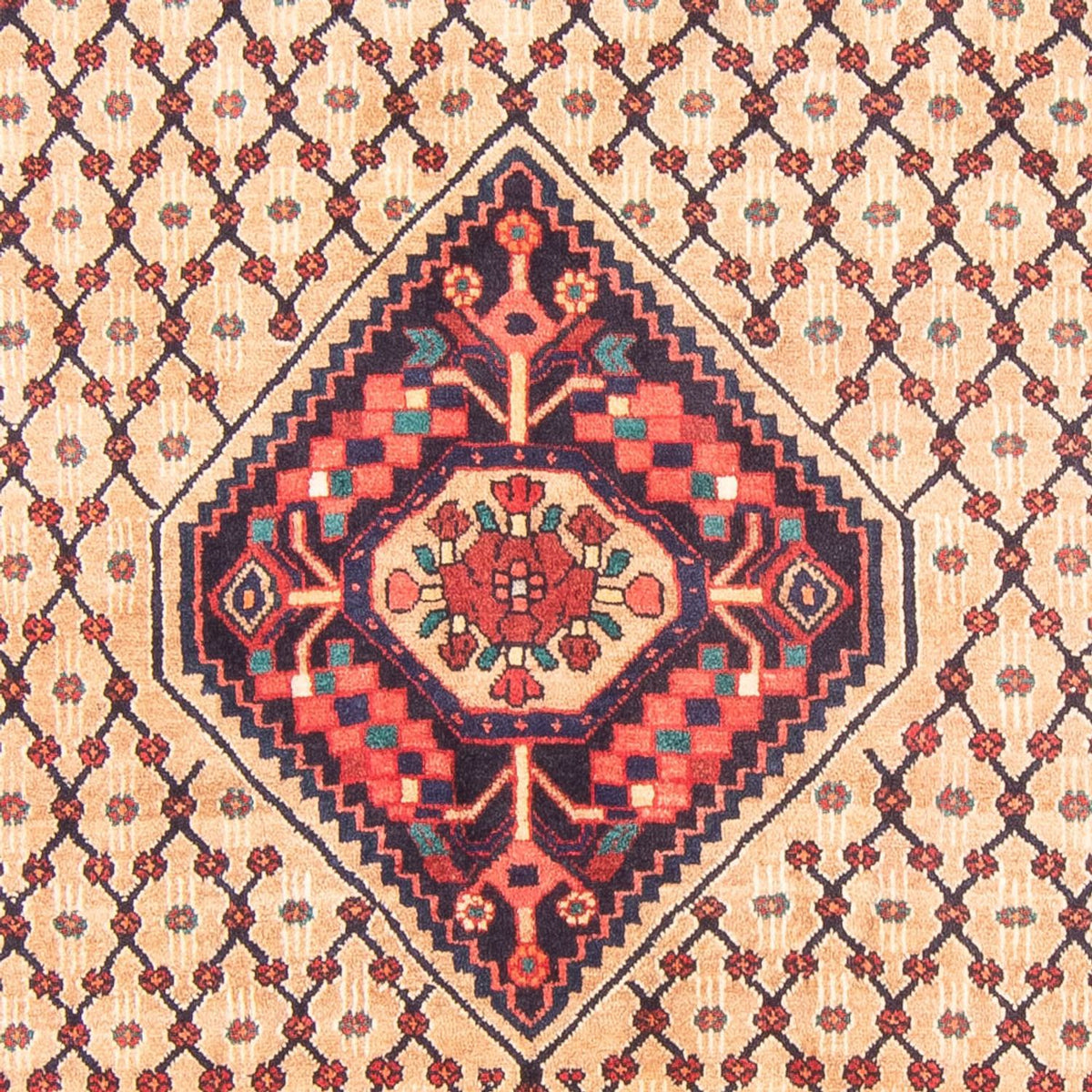 Alfombra de pasillo Alfombra persa - Nómada - 305 x 145 cm - beige