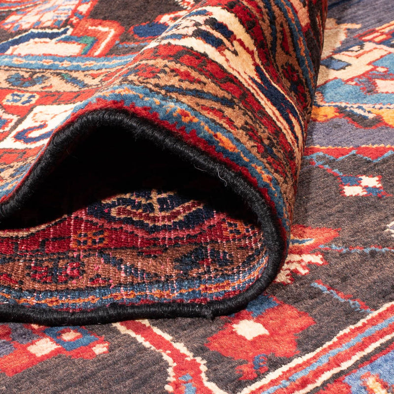 Alfombra persa - Nómada - 320 x 163 cm - azul oscuro