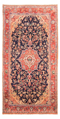 Alfombra persa - Nómada - 295 x 157 cm - azul oscuro