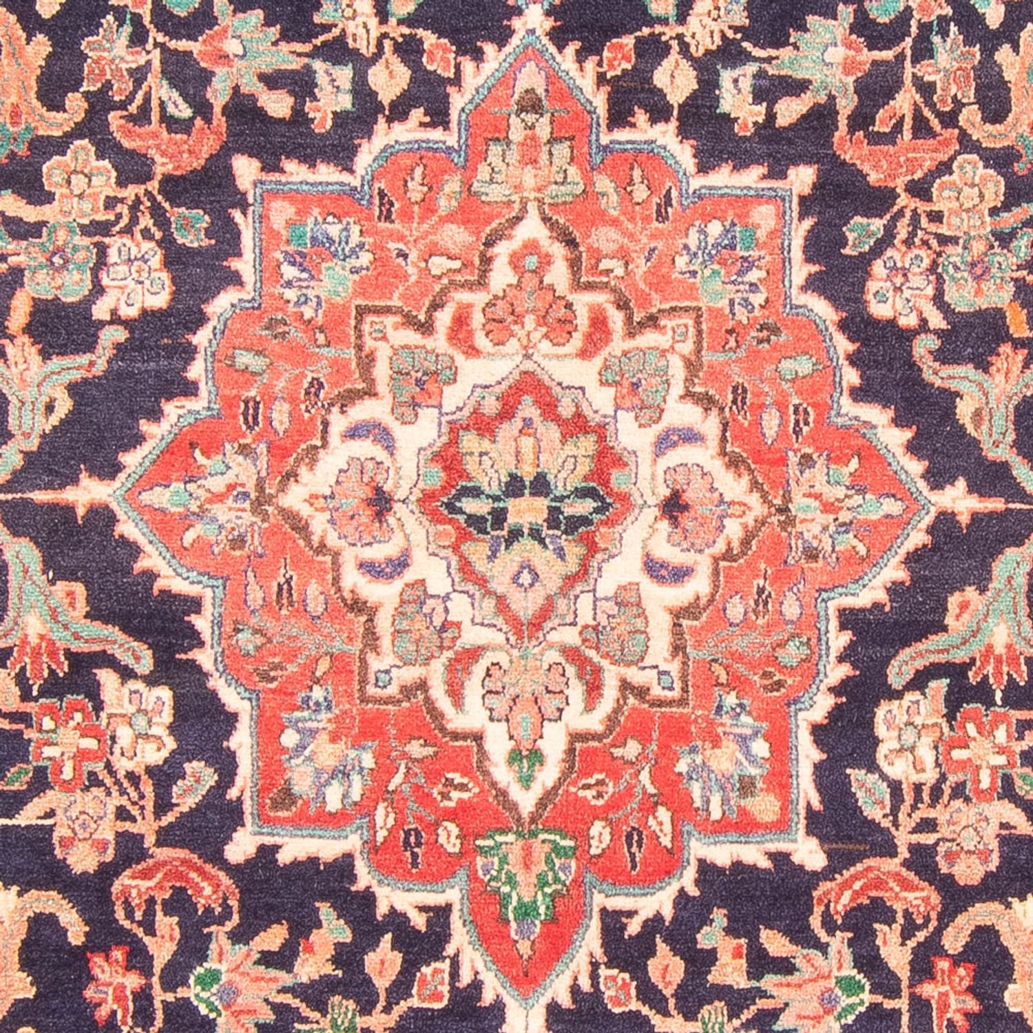Alfombra persa - Nómada - 295 x 157 cm - azul oscuro