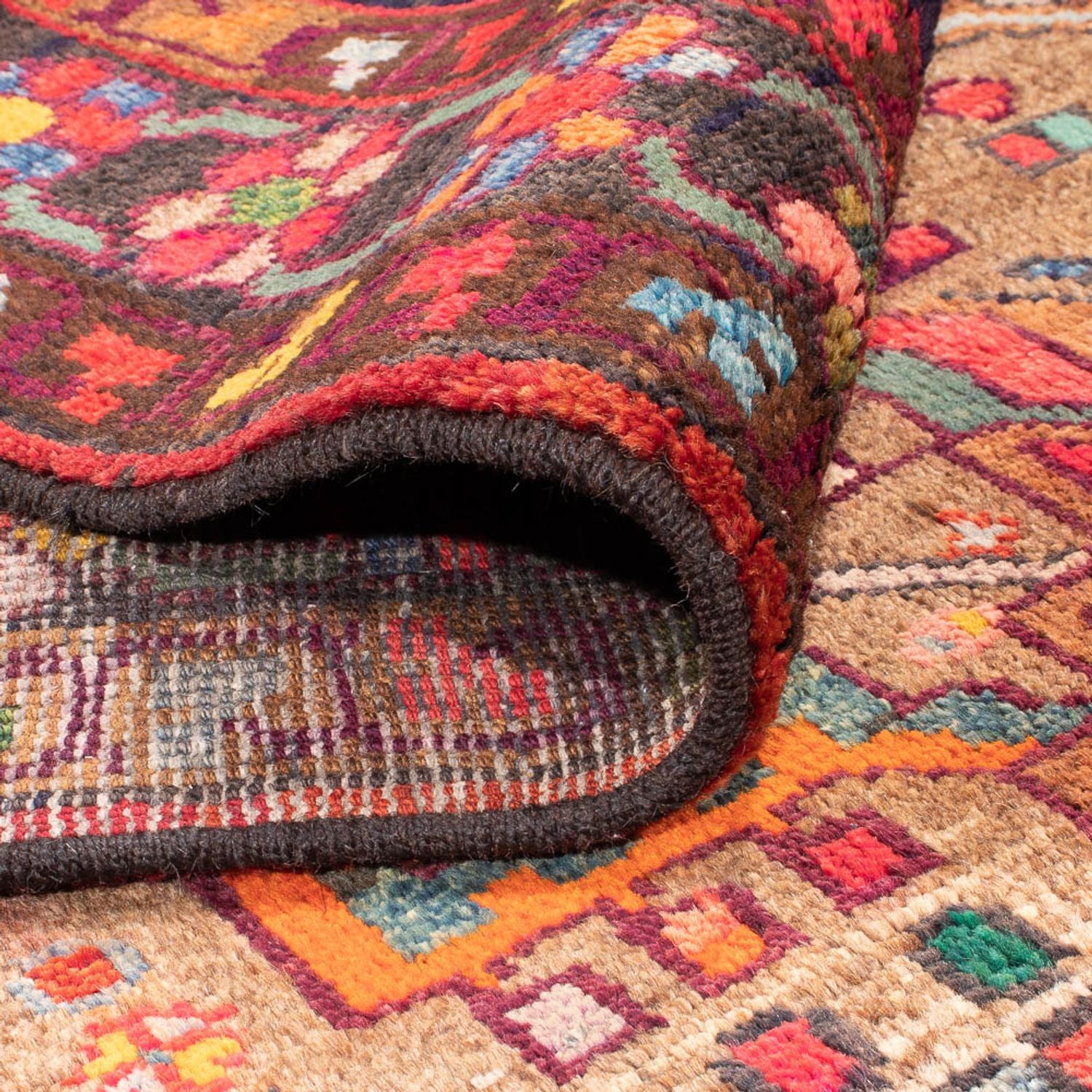 Alfombra persa - Nómada - 310 x 165 cm - rojo