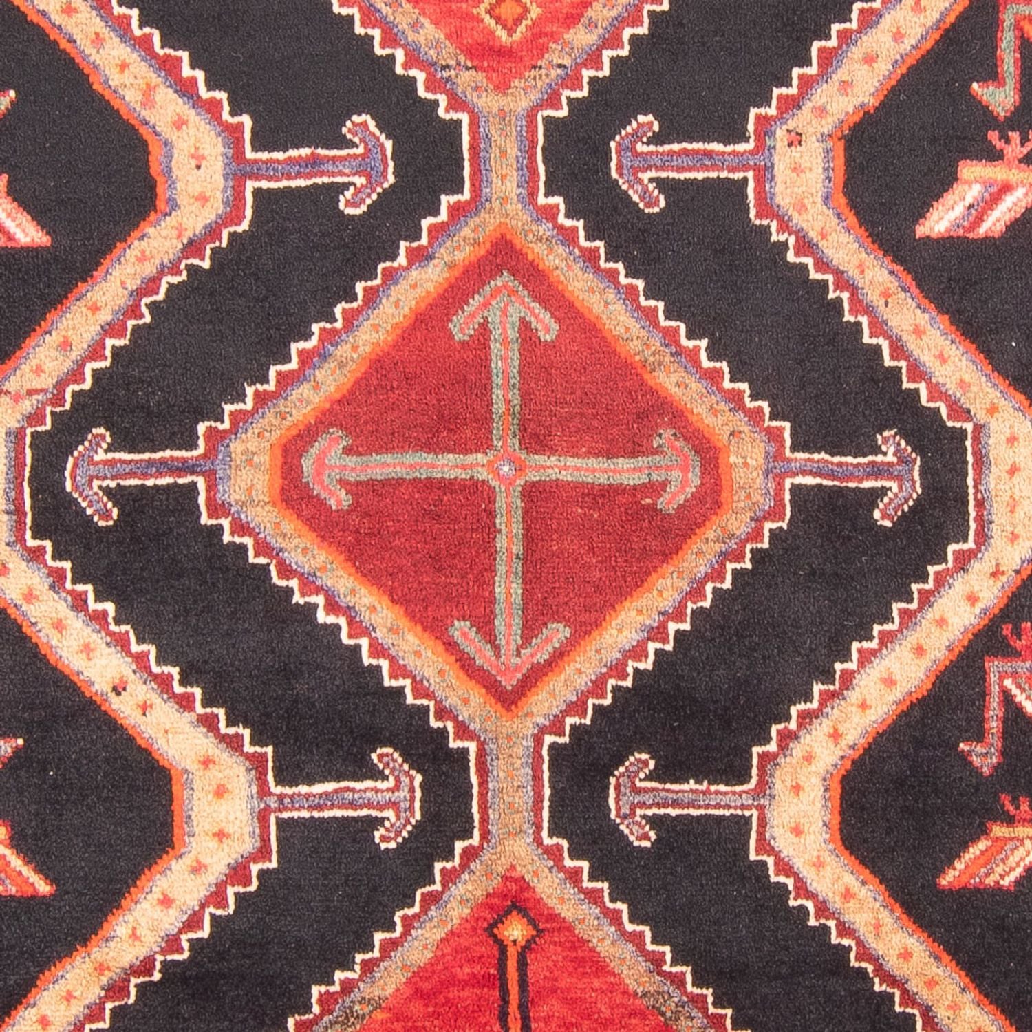 Alfombra de pasillo Alfombra persa - Nómada - 366 x 160 cm - azul oscuro