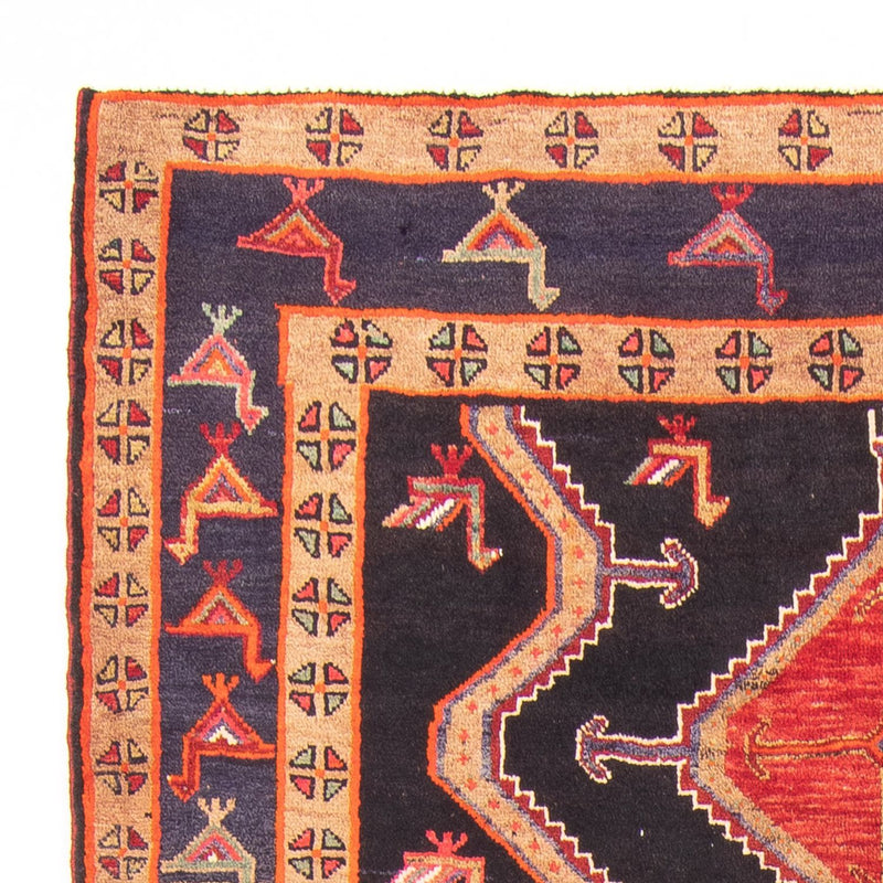 Alfombra de pasillo Alfombra persa - Nómada - 366 x 160 cm - azul oscuro