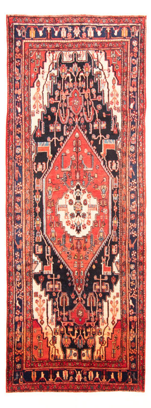 Alfombra persa - Nómada - 335 x 150 cm - azul oscuro