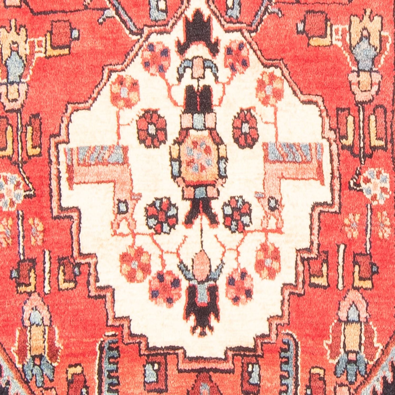 Alfombra persa - Nómada - 335 x 150 cm - azul oscuro