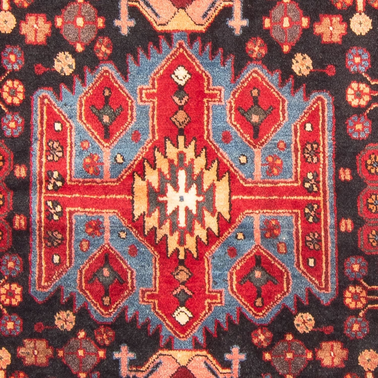 Alfombra persa - Nómada - 295 x 160 cm - azul oscuro