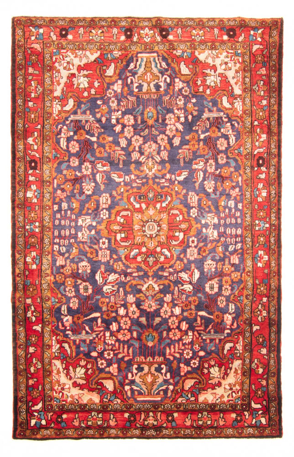 Alfombra persa - Nómada - 265 x 174 cm - azul