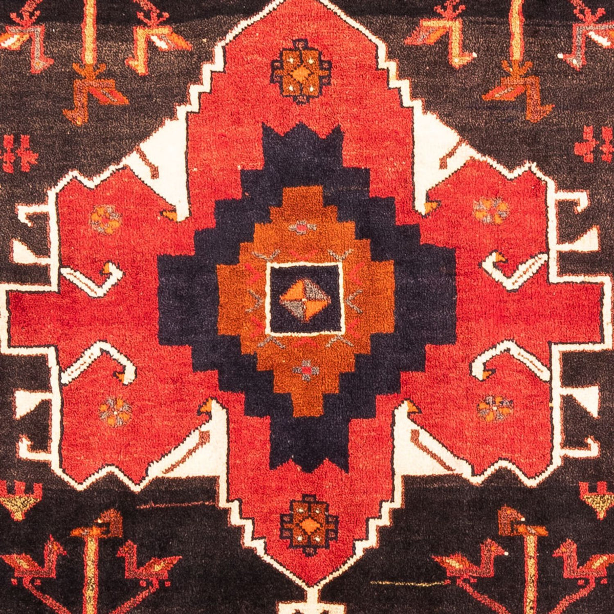 Alfombra persa - Nómada - 303 x 162 cm - azul oscuro