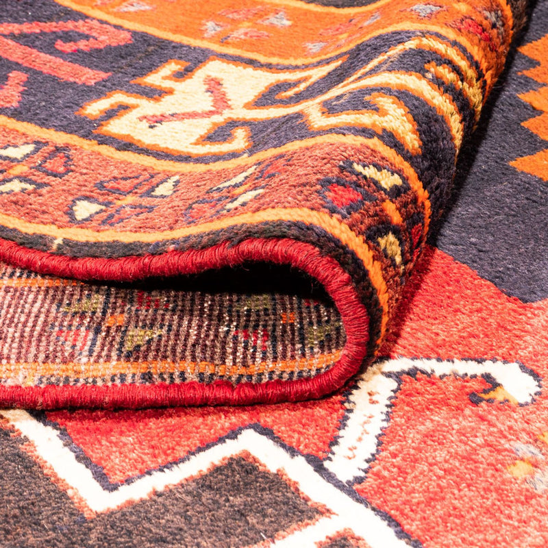 Alfombra persa - Nómada - 303 x 162 cm - azul oscuro